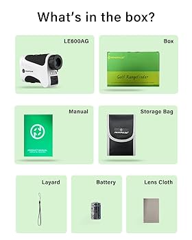 PEAKPULSE Range Finder Golf RangeFinder with Slope Telemetre